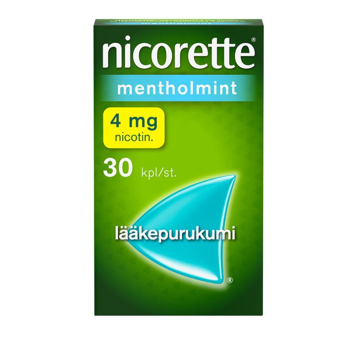 NICORETTE MENTHOLMINT lääkepurukumi 4 mg 30 fol kuva 3