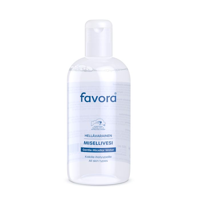 Favora hellävarainen misellivesi puhdistusvesi 250 ml