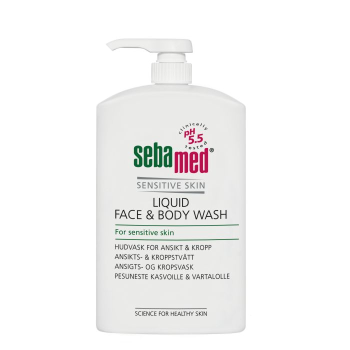 Sebamed Liquid Face&Body Wash pesuneste pumppupullo 1000 ml