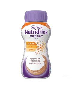 Nutridrink Multi Fibre suklaa 4x200 ml