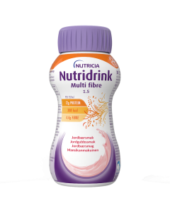 Nutridrink Multi Fibre mansikka 4x200 ml