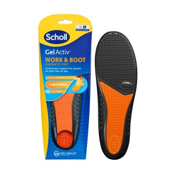 Scholl Gel Activ Work & Boot pohjallinen Large 1 kpl