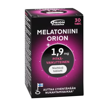 Melatoniini Orion 1,9 mg pitkävaikutteinen 30 tabl