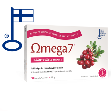 Omega7 LBA50 Ikääntyvälle iholle 60 kaps