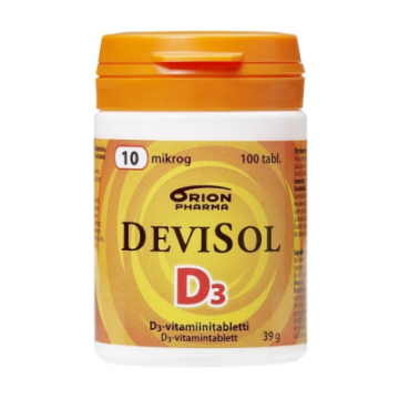 Devisol 10 mikrog imeskelytabletti 100 kpl