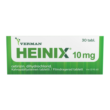HEINIX tabletti, kalvopäällysteinen 10 mg 10 fol