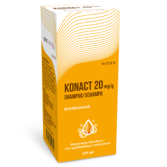 KONACT shampoo 20 mg/g 120 ml