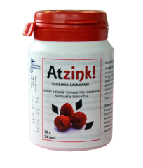 Atzink Vadelma-salmiakki 24 tabl