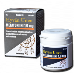 Hyvän unen Melatoniini 1,9 mg 100 tabl