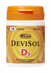 DEVISOL 10 MIKROG IMESKELYTABLETTI 100 tabl