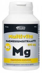 MULTIVITA MAGN.SITR.+B6 APPELSIINI 80 PURUTABL