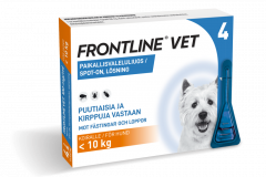 FRONTLINE VET 100 mg/ml paikallisvaleluliuos 4x0,67 ml