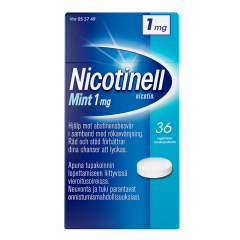 NICOTINELL MINT 1 mg imeskelytabl 36 fol