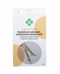 Apteekki hoid tukisukat kohtal kompr XL  (lk. I) beige 1 pari
