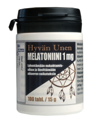 Hyvän unen Melatoniini 1 mg 100 tabl