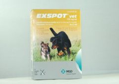 EXSPOT VET 715 mg/ml paikallisvaleluliuos 6x1 ml